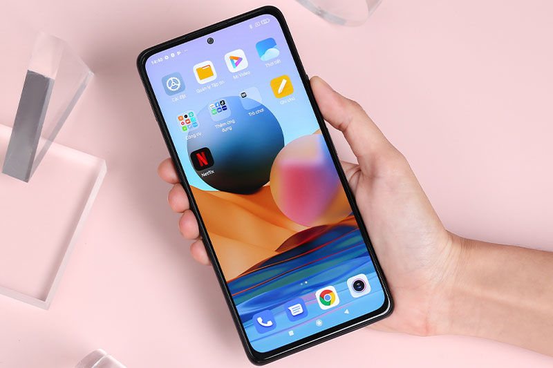 Khung Redmi Note 10 Pro được làm từ kim loại